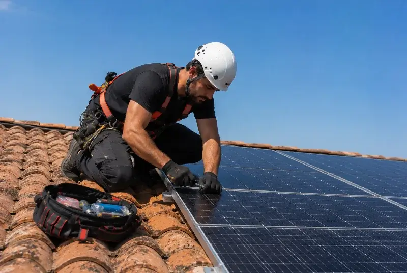 Maintenance et monitoring de panneaux solaires à Gueltas