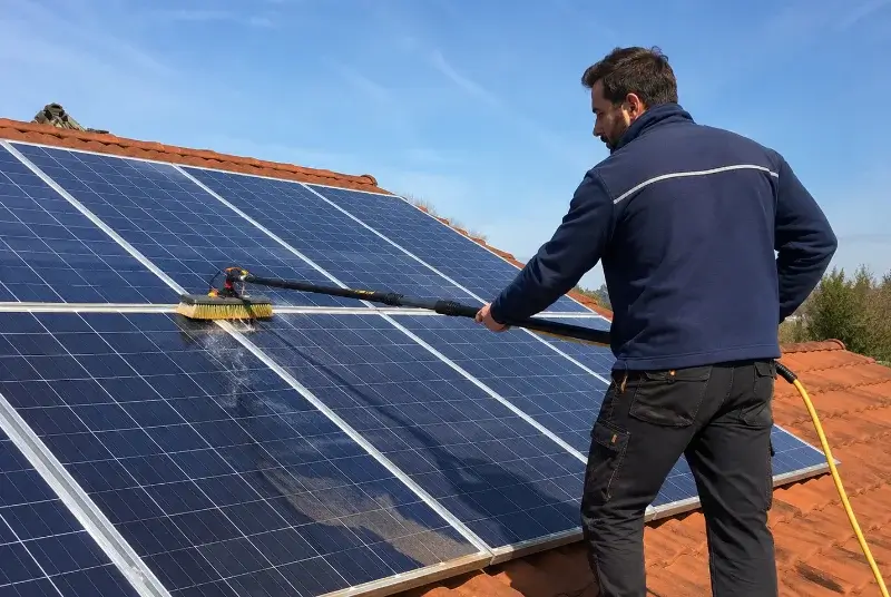 Nettoyage et entretien de panneaux solaires à Gueltas